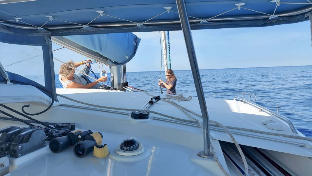 Reffleinen werden erneuert.