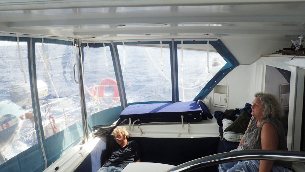 Der nächste Morgen, Sonne. Es wird zunehmend ruhiger.
