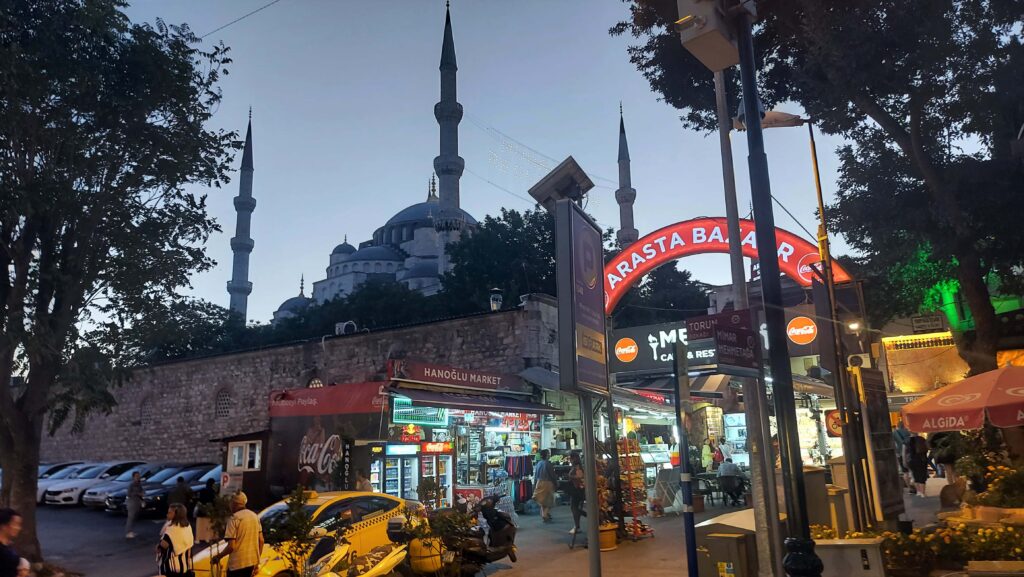 Bazaar an der Blauen Moschee
