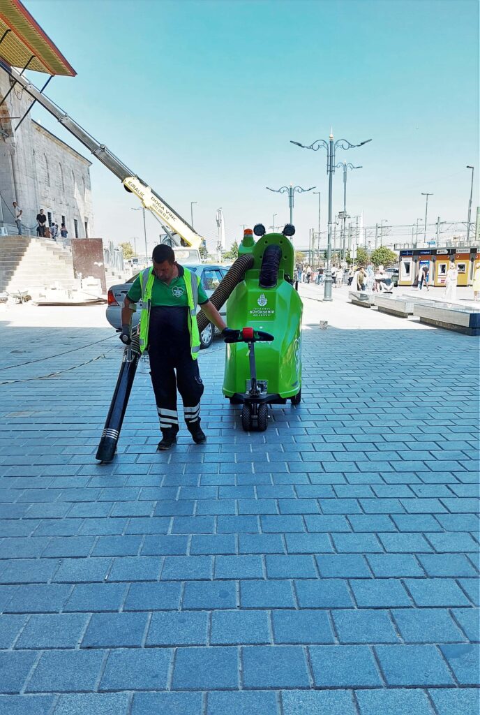 Vorbildliche Stadtreinigung in Istanbul