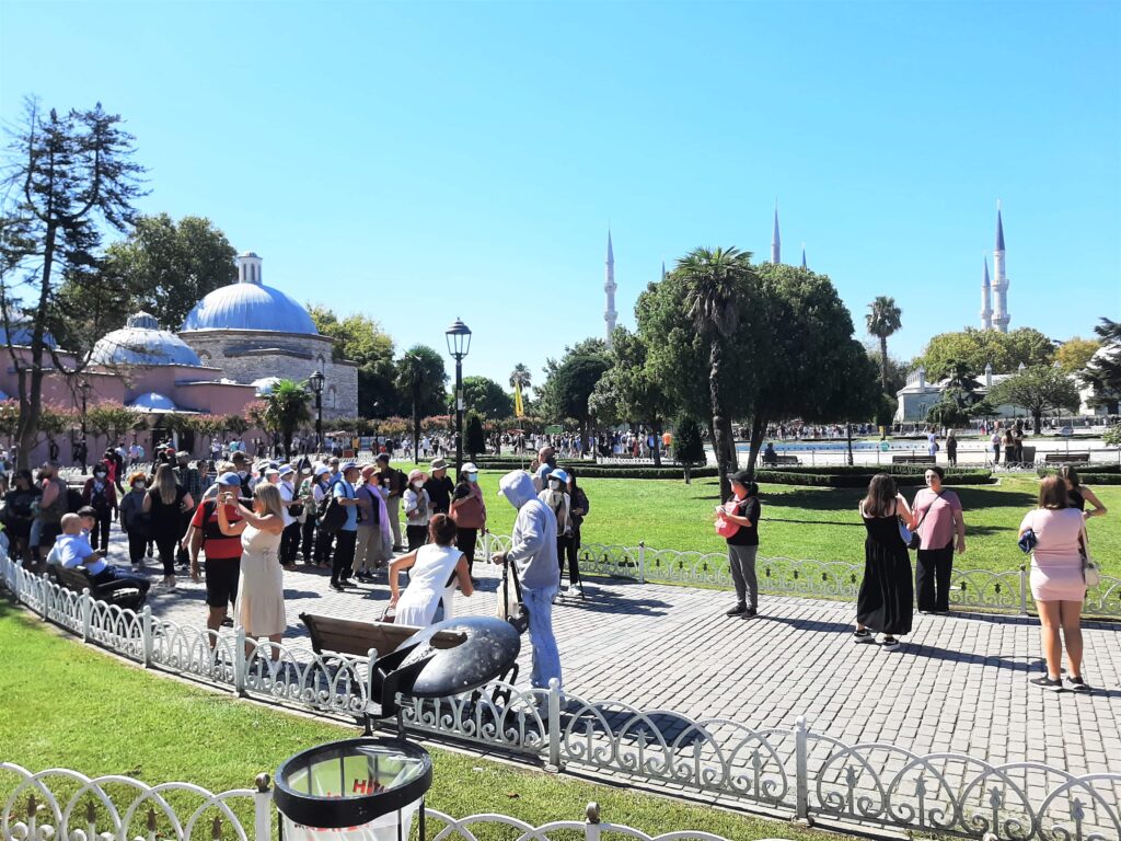 Platz zwischen Blauer Moschee und Hagia Sophia