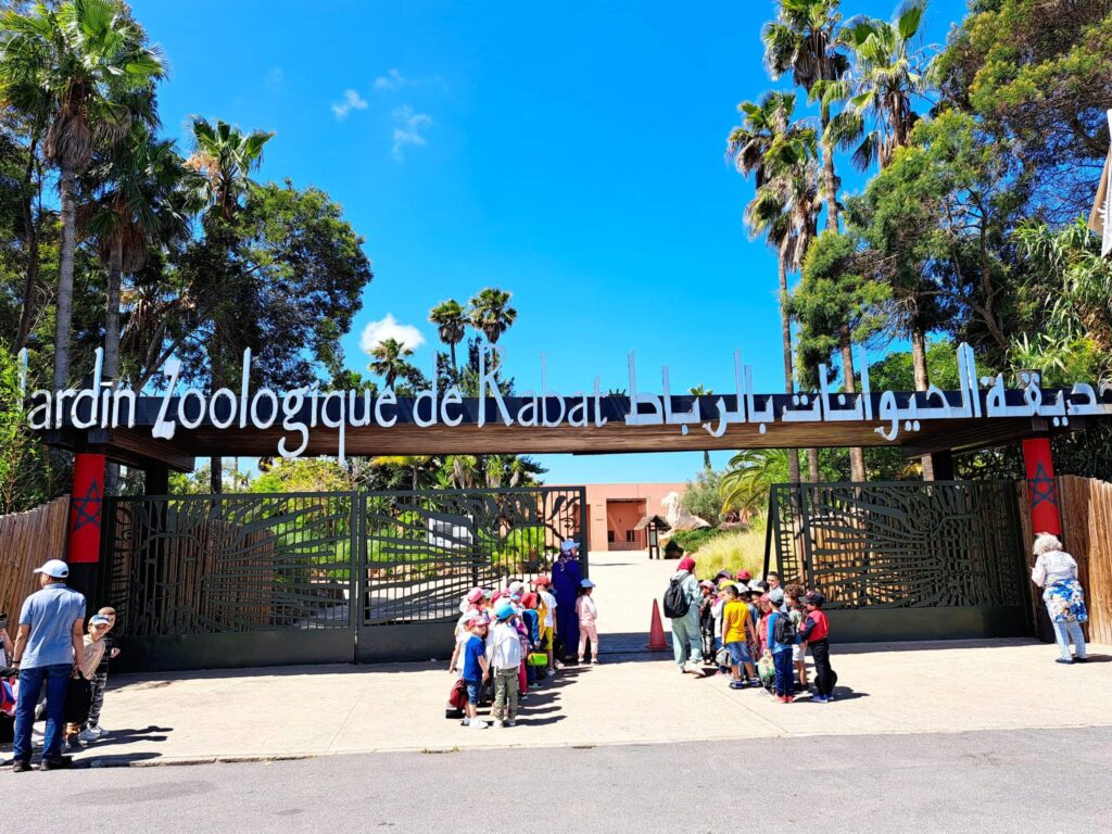 Der Eingang des Zoo in Rabat - Marokko