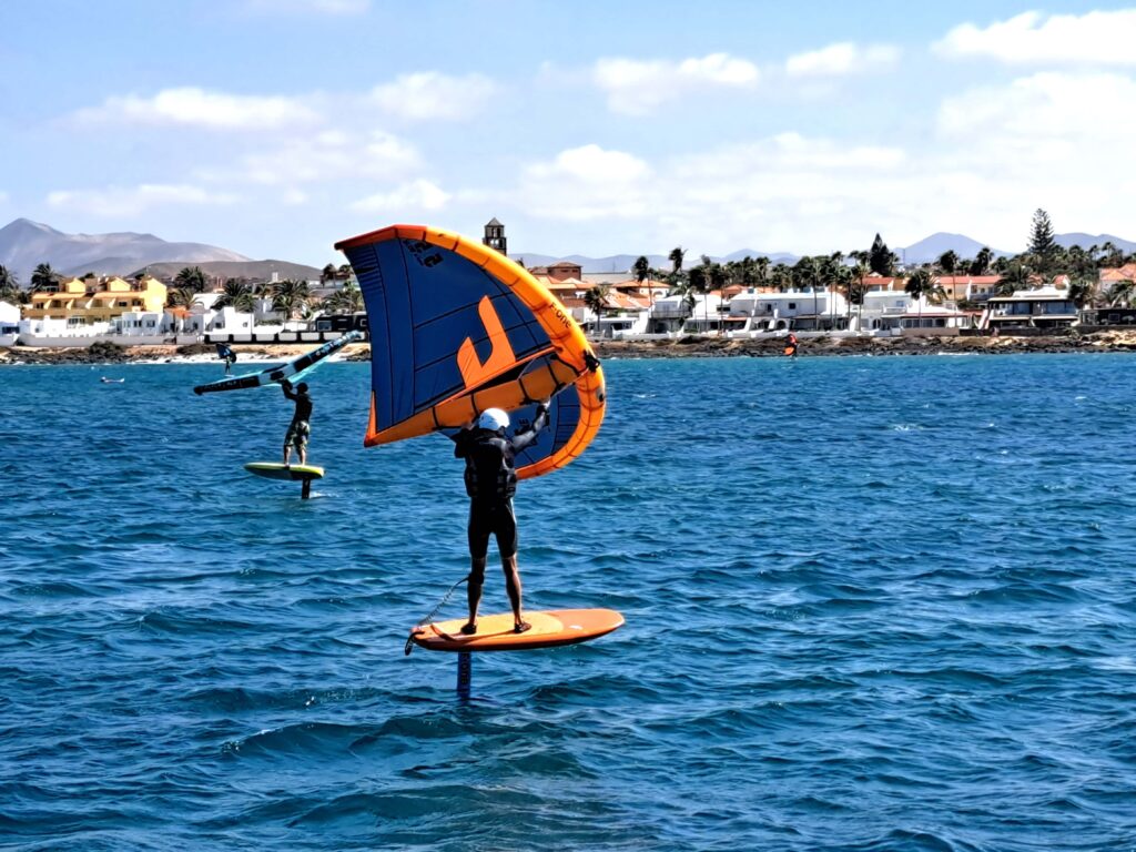 Foiler vor Corralejo 1