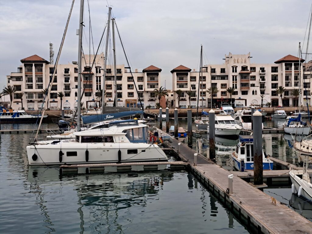 Joline im Hafen Agadir