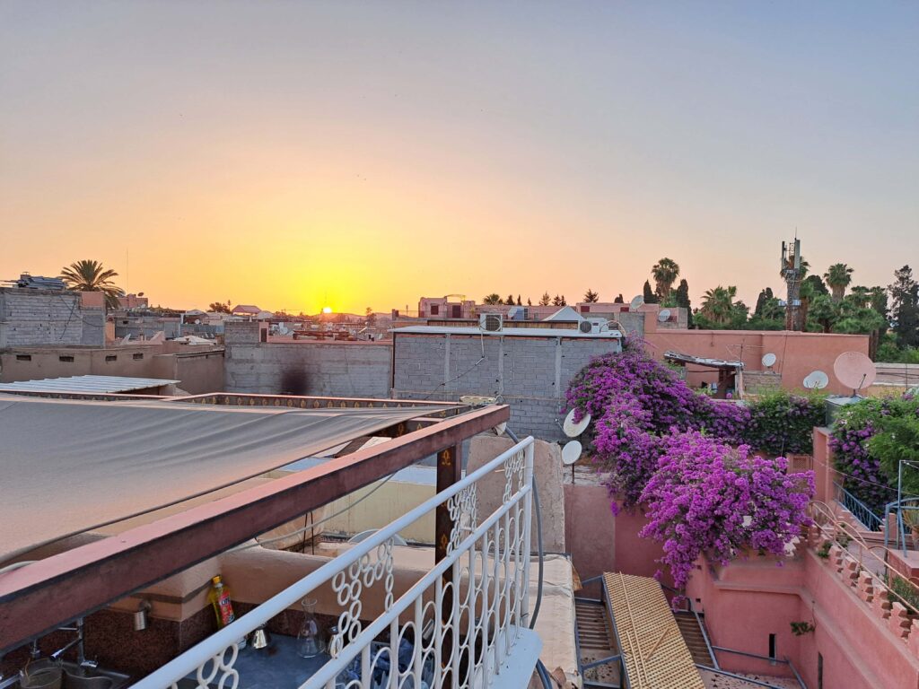 Ueber den Daechern von Marrakech