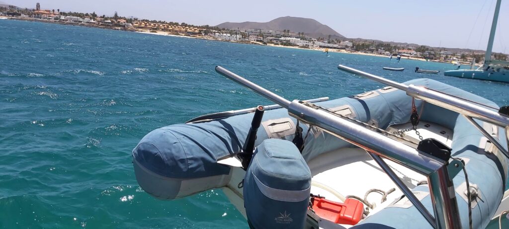 Ankern vor Corralejo