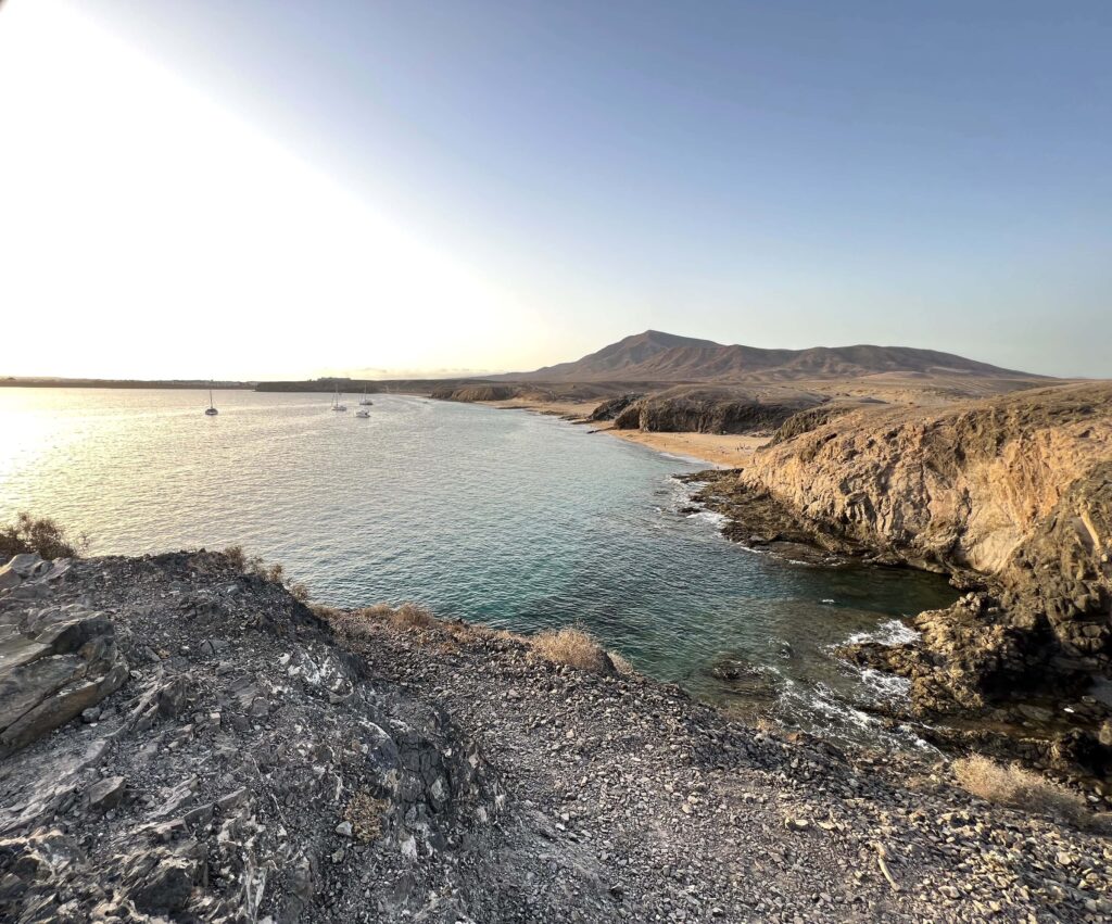 Blick auf Playa Papagayo