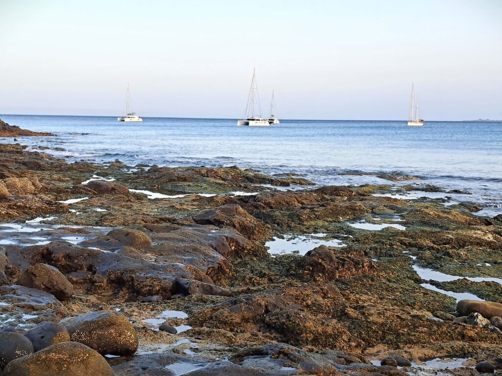 Joline ankert vor Yaiza