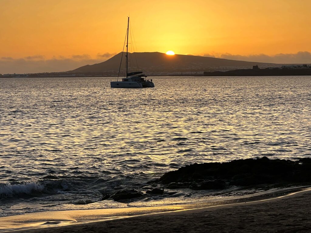 Joline im Sonnenuntergang