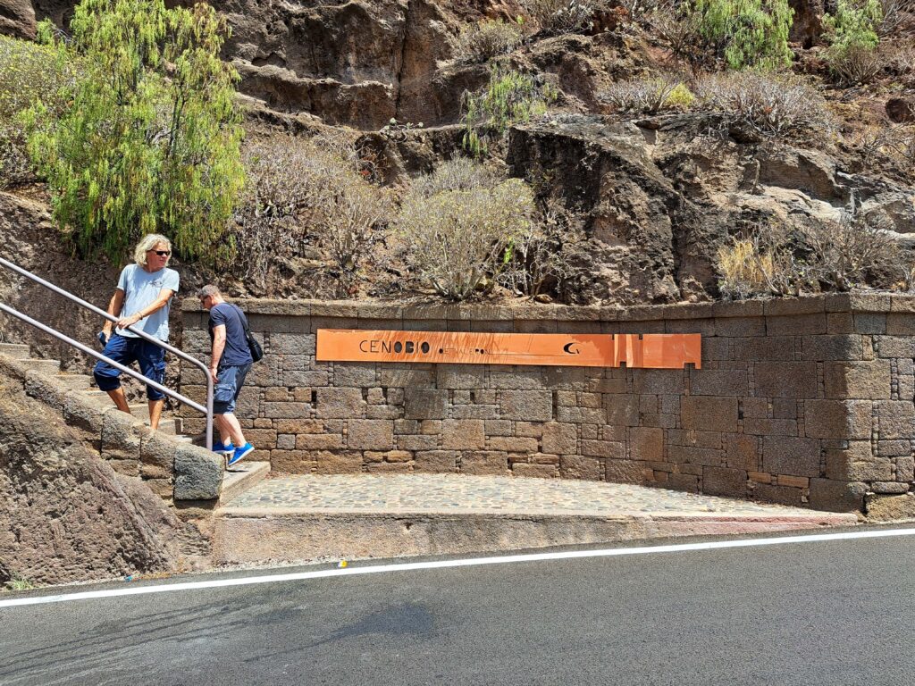 Eingang zum Aufstieg Cenobio Valeron