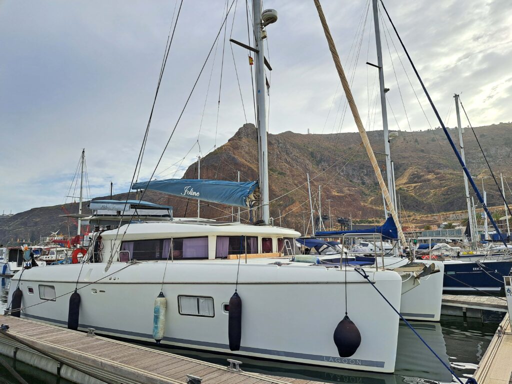 Joline in der Marina La Palma
