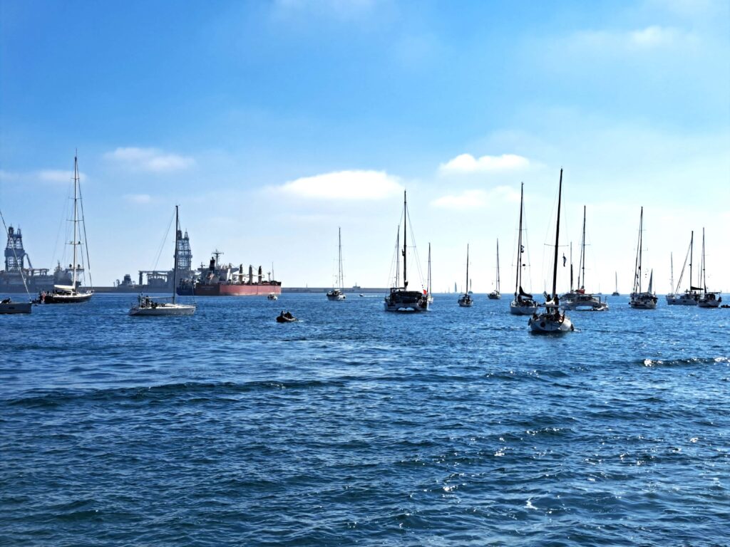 Auf dem Weg zur Startlinie