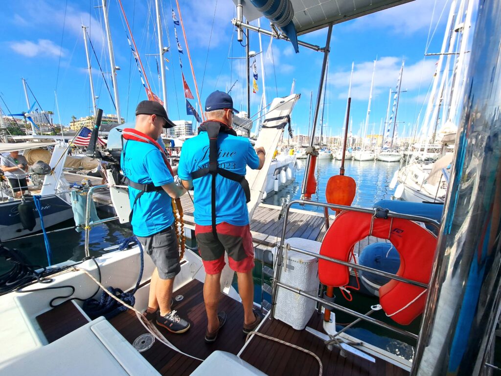 Gangway wird eingeholt