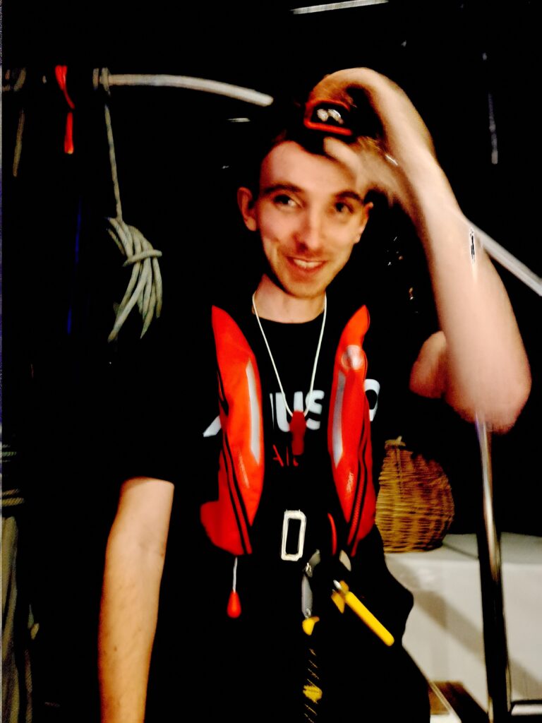 Robin bereit zur Nachtwache