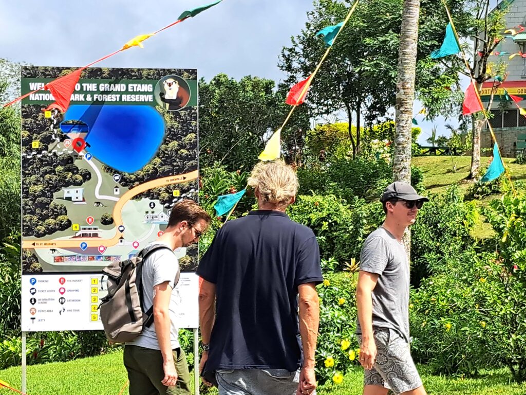 Eingangsschild Gran Etang