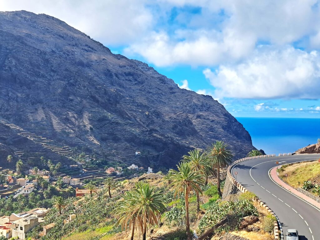 Blick zurueck zum Meer