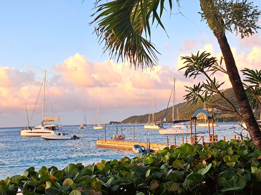 Canouan Blick vom Strand