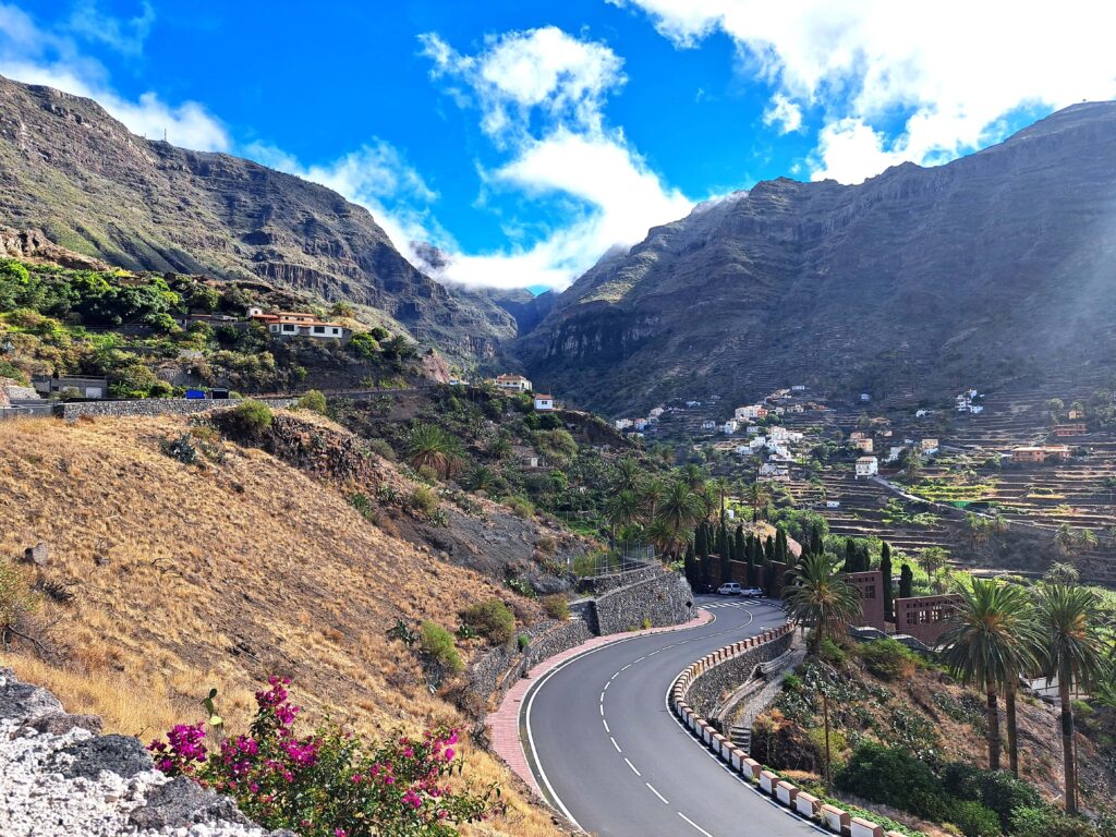 Fahrt vom Hafen ins Landesinnere von La Gomera