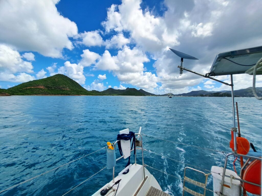 Auf dem Weg von Antigua nach Barbuda