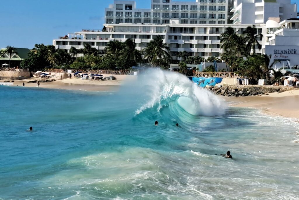 Aufgepeitschte Wellen