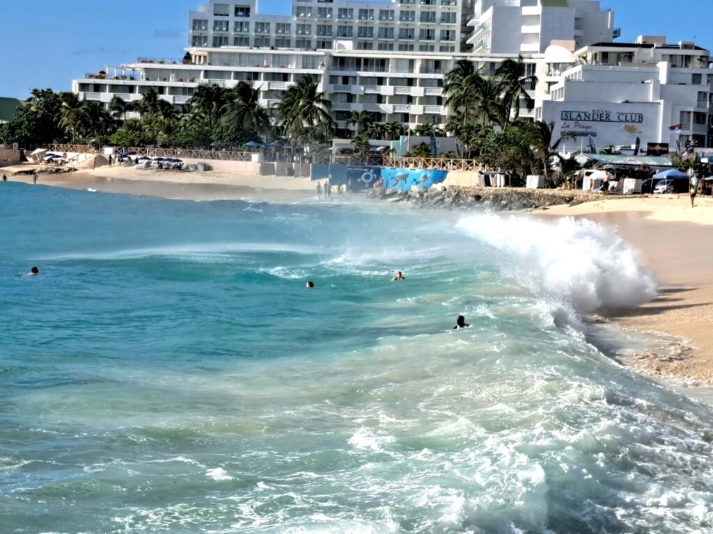 Aufgewuehltes Meer Maho