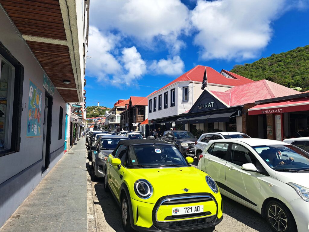 Stau in Gustavia