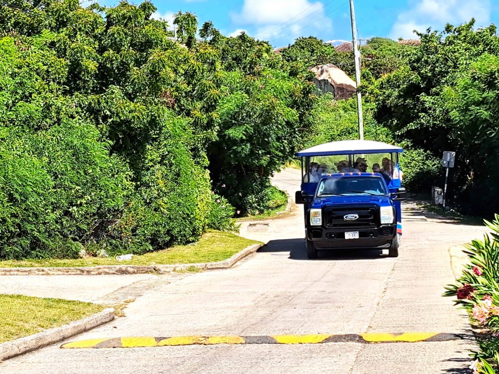 Der bequemste Weg zu den Sehenswürdigkeiten nach Virgin Gorda ist das Sammeltaxi. Diese pendeln regelmäßig zwischen Virgin Gorda und Spanish Town.