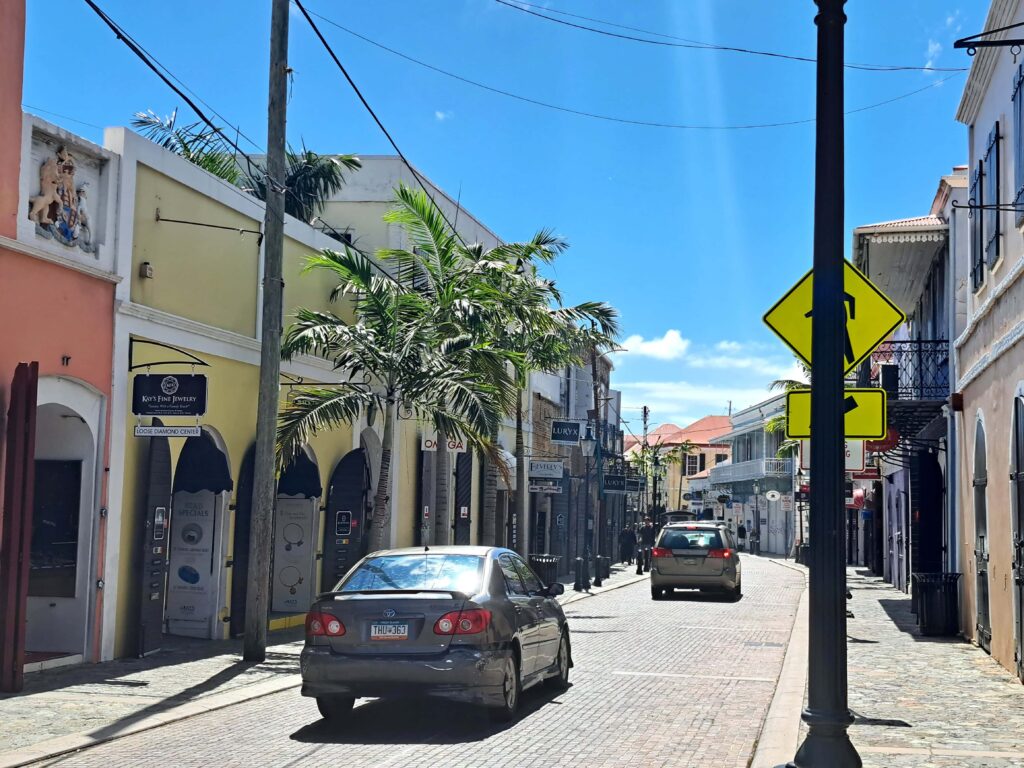 Einkaufsstrasse Charlotte Amalie