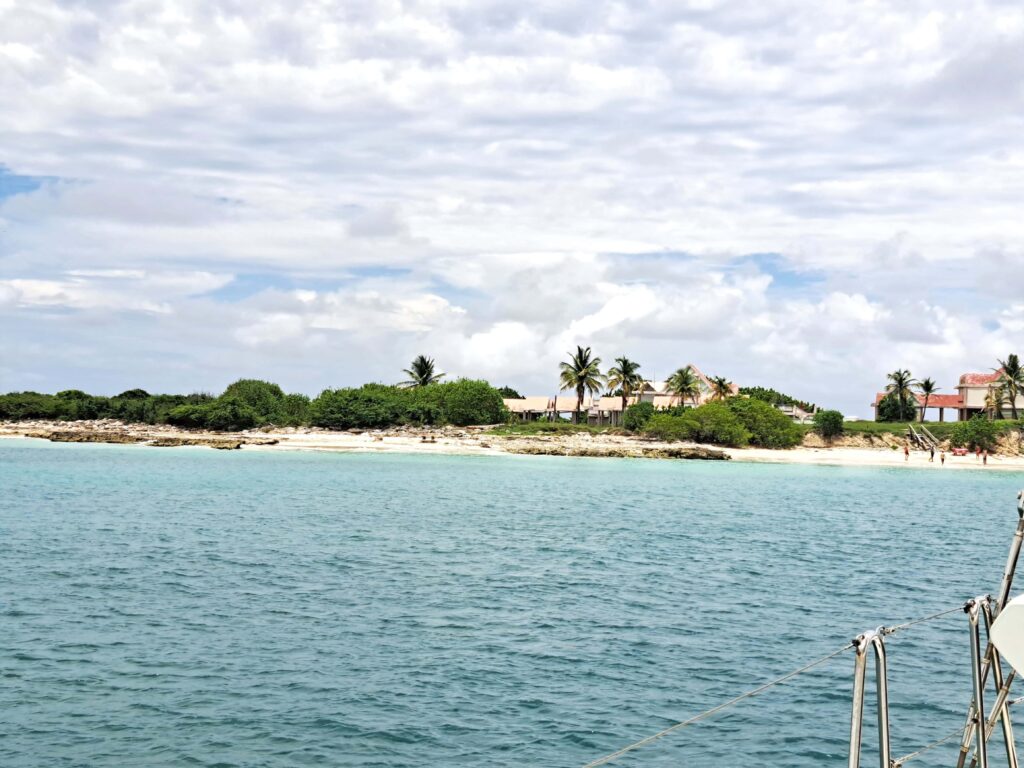 Isla del Muertes wir ankern vor