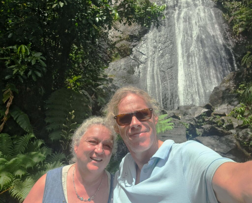 Petra und Bernd im El Yunque