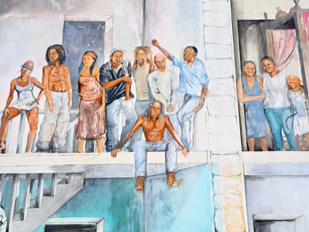 Wandmalerei Aussschnitt