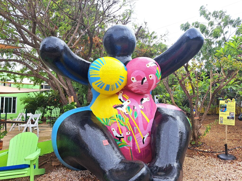 Workshopgarten mit Riesen Chichi