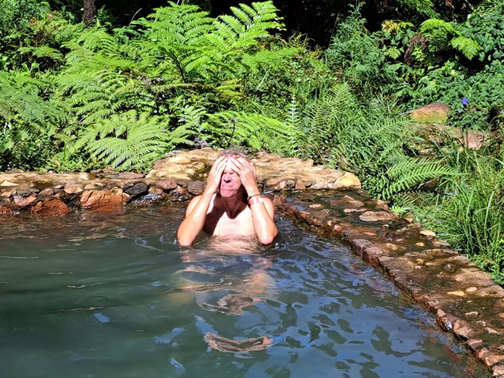 Bernd im heissen Becken