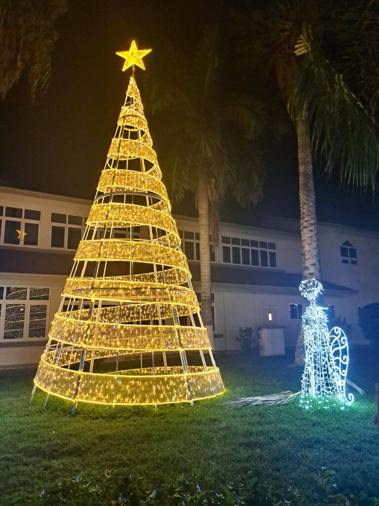 Weihnachtsbeleuchtung Aruba Oranjestad