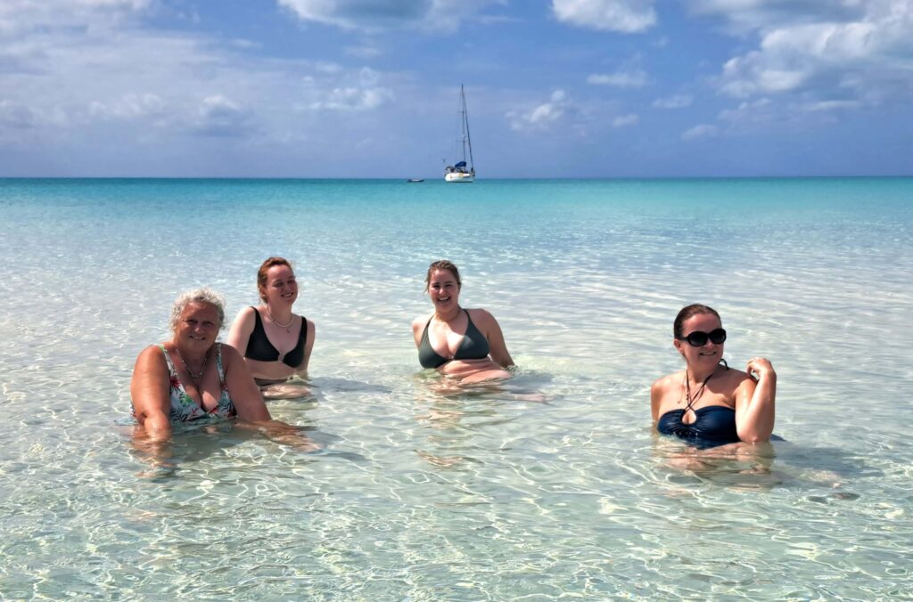 Einfach mal im Meer rumsitzen