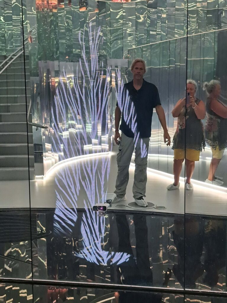 Interaktives Spiegelbild