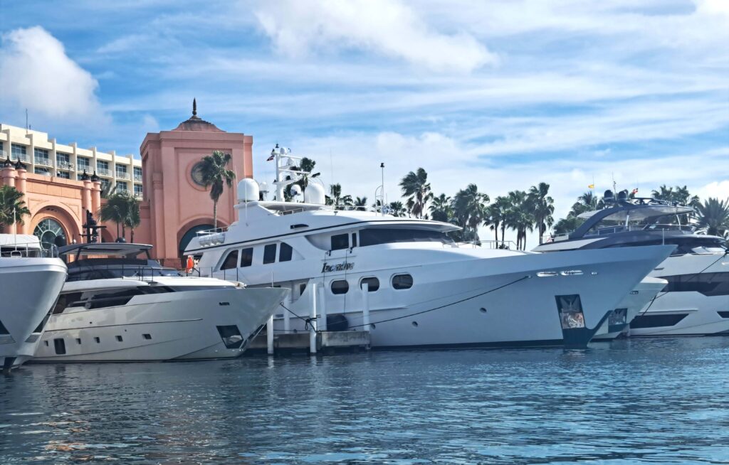 Superyachten in der Marina