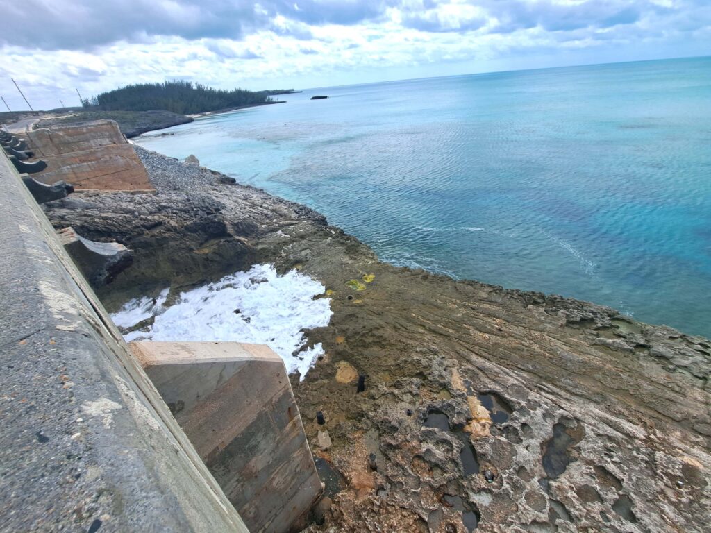 Unterspuelung Glas Window Bridge
