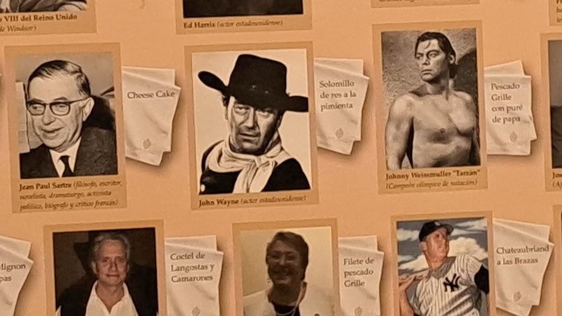 Speise John Wayne und Jonny Weissmueller